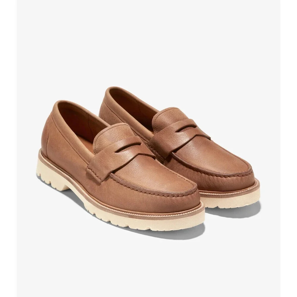 Cole Haan American Classics C36539 Penny Loafer Men 7 Brown Casual Shoes ZPO1613